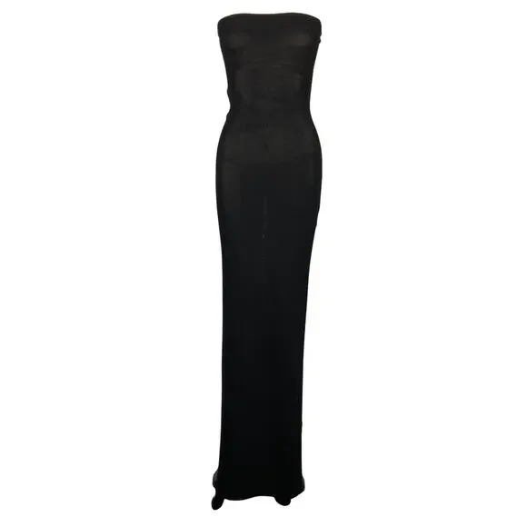 Aya Muse Sleek Black Alder Dress Size S - Picture 2 of 7